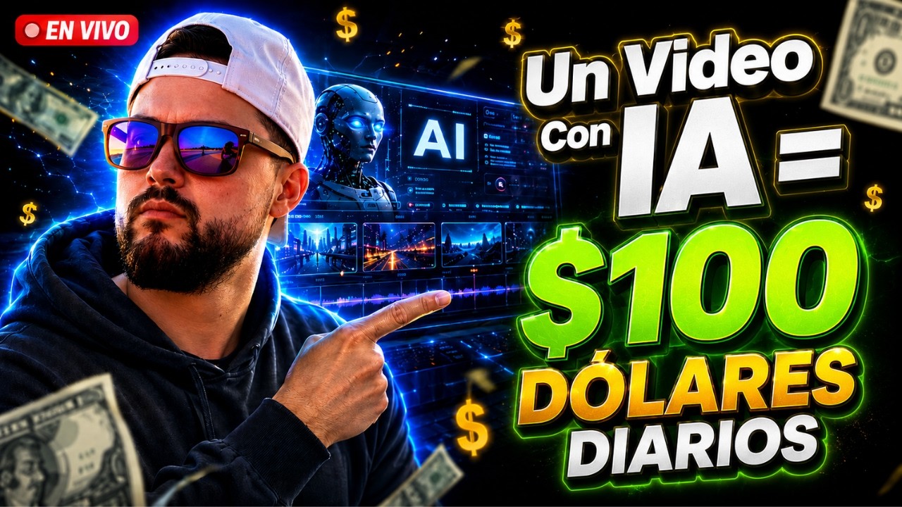 🎬 CURSO COMPLETO ! Cómo Crear Videos con IA GRATIS y Ganar Dinero Todos ...