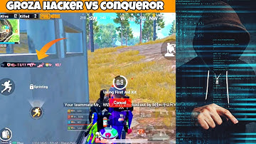 Groza Aimbot Hacker In Conqueror Lobby | PUBG Mobile | Mr Spike