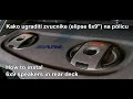 Kako ugraditi zvucnike (elipse 6x9") na policu  / How to install 6x9 speakers in rear deck