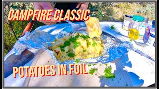 Campfire Potatoes in Tin Foil | Quick & Easy Camping Recipe.