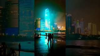 🌆❤ #shorts #nightview #beach #cyberpunk2077 #china