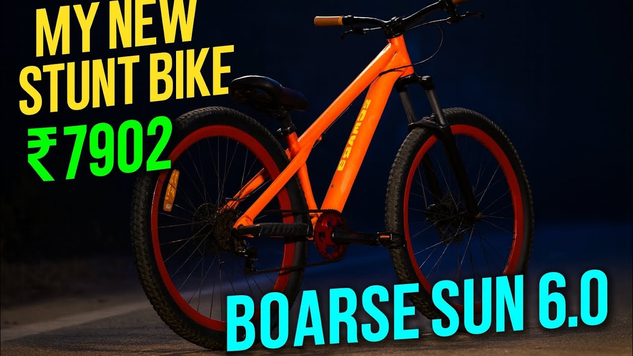 My new stunt bike boarse sun 6.0 