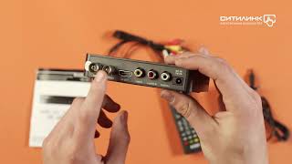 Обзор ресивера DVB-T2 СИГНАЛ Эфир HD-505 | Ситилинк