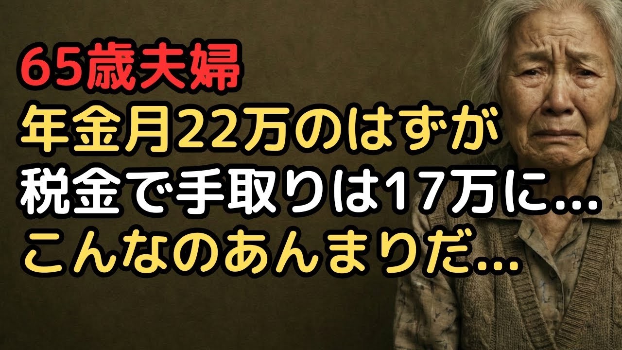 「ねんきん定期便で月22万円確認した」65歳夫婦…実際の手取りは17万円だった、介護保険料・後期高齢者医療保険料・住民税の三重苦
