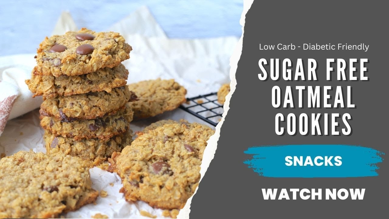 Sugar Free Oatmeal Cookies Recipe Low Carb Recipe YouTube