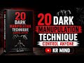20 DARK MANUPULATION PSYCHOLOGICAL TRICKS CONTROL ANYONE. 20 साइकोलॉजिकल डार्क साइकोलॉजी