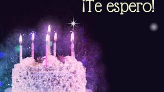 Quiero celebrar mi cumpleaños contigo - Invitación animada