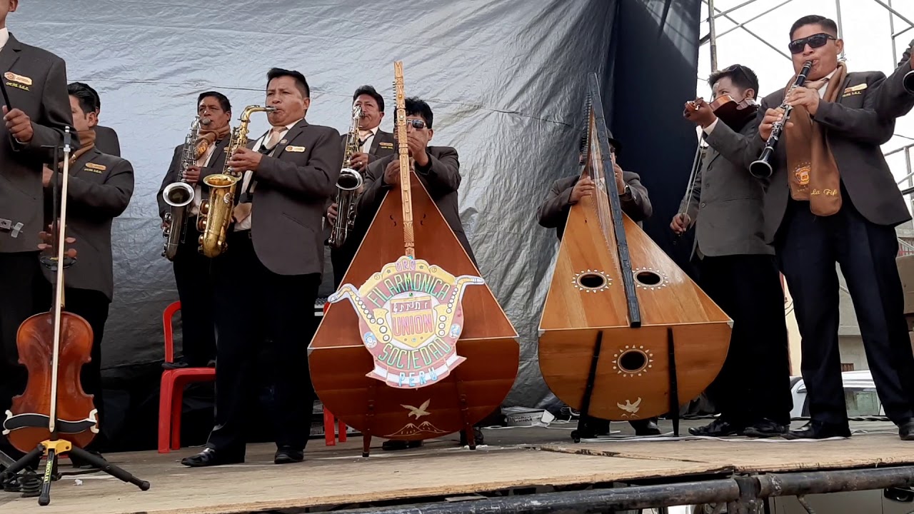 Orquesta típica la filarmónica unión sociedad Perú la de los ricos