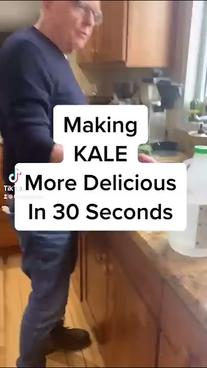 Making kale more delicious in 30 seconds