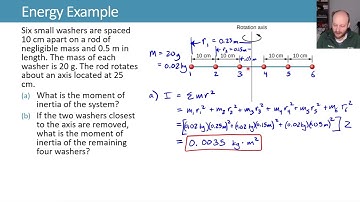 10.4 Rotational Kinetic Energy Example