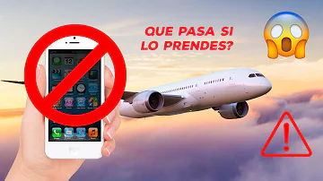 ¿Qué pasa si no pones el móvil en modo avión en un avión?