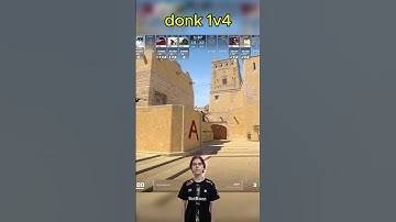 DONK 1v4 Clutch on Mirage – Pure Domination 🔥 #cs2