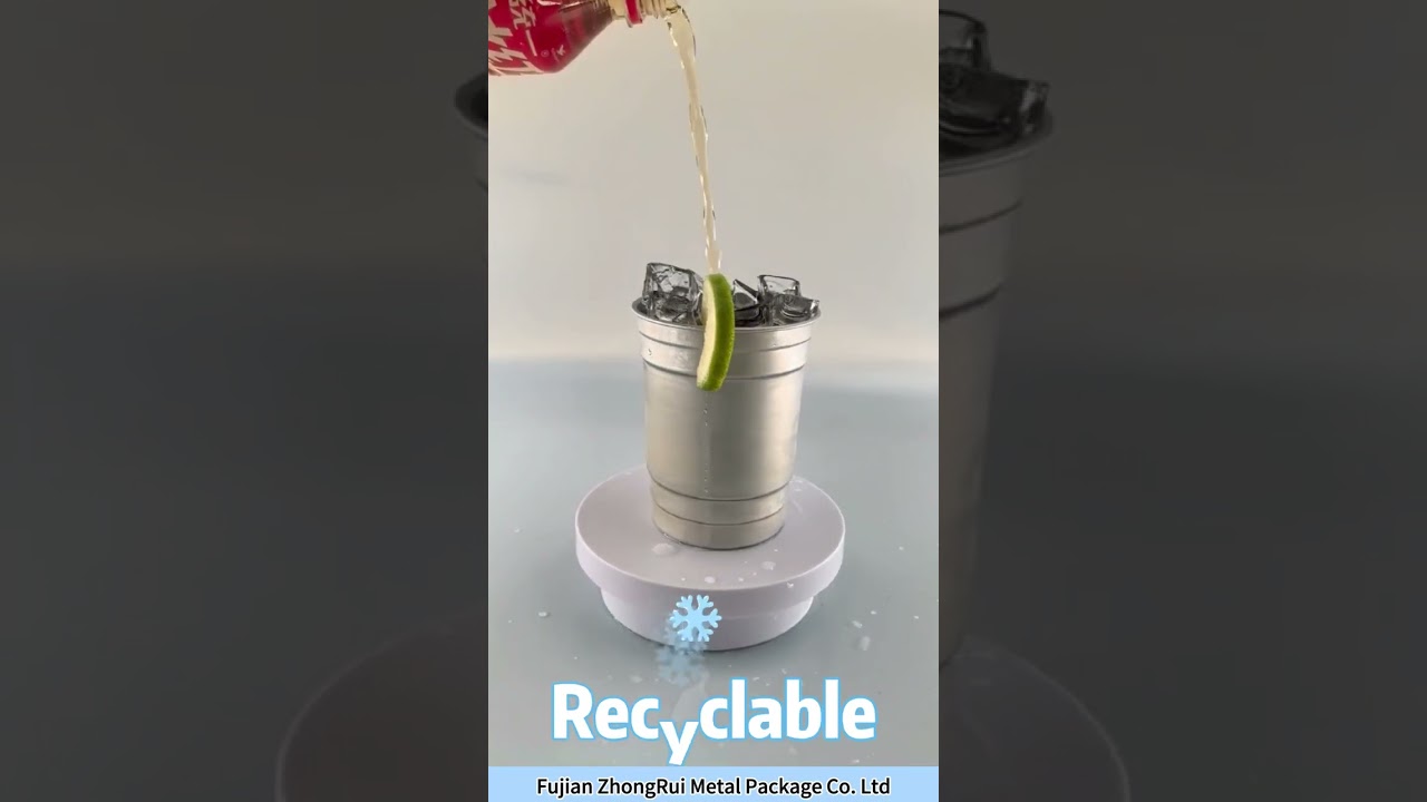 Aluminum Cup – BPA Free, Food Grade, Recyclable, and Customizable!