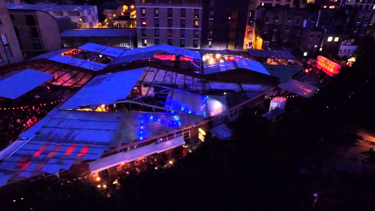 Dalston Yard from the SKY September 2015 HD