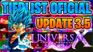 LAS MEJORES UNIDADES en UNIVERSAL TOWER DEFENSE X  [TIERLIST]  #roblox