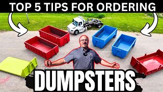 Top 5 Tips For Ordering Dumpsters - Watch this before you buy! Wealth