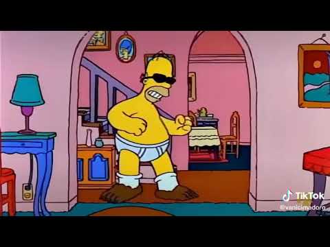 Homero Simpson bailando sexy - YouTube