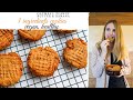 Peanut butter oatmeal cookies recipe - healthy, vegan, 3 ingredients