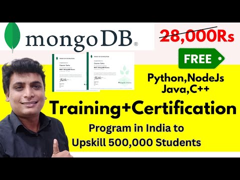 MongoDB Official Free Training With Certificate | Free Course With Project And Certificate Academia
