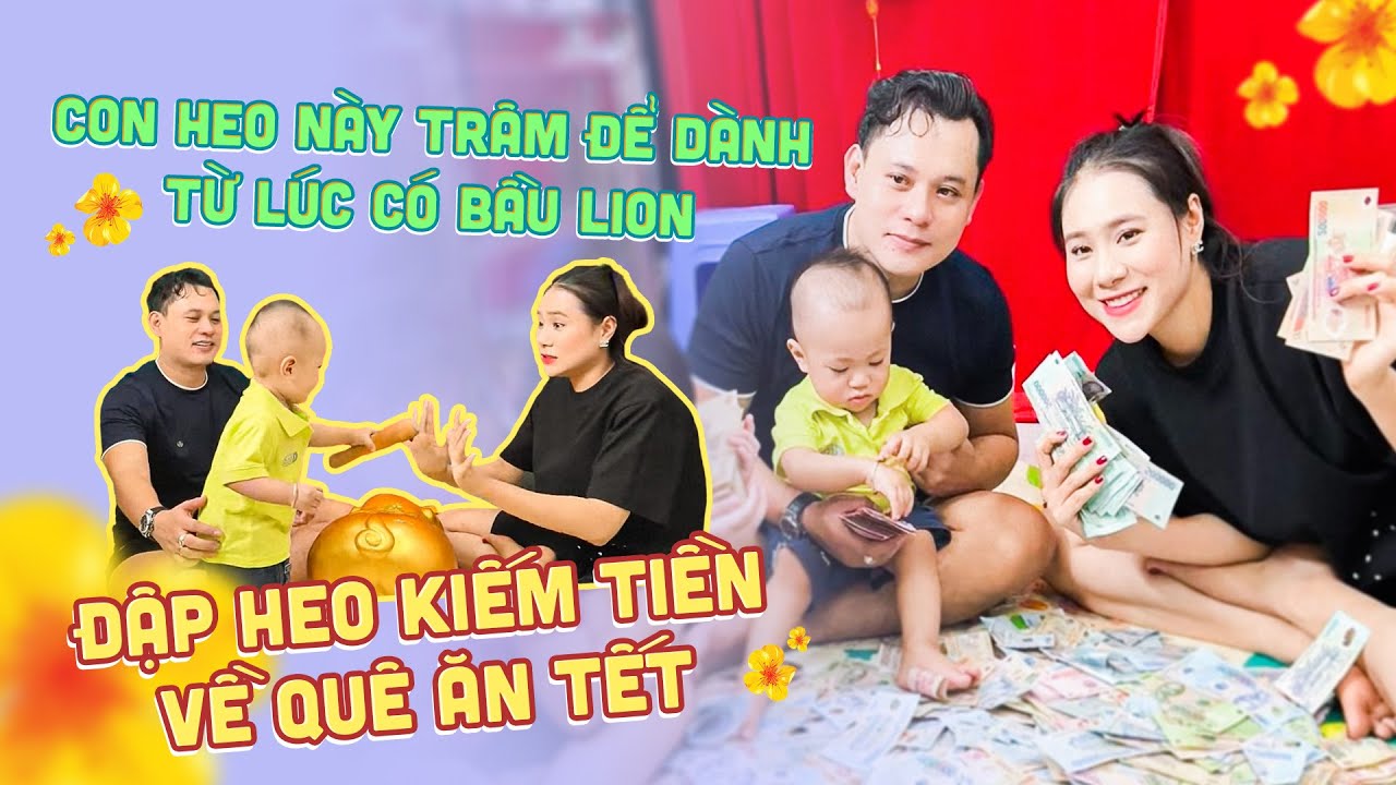 Đập heo kiếm tiền về quê ăn Tết, Hồ Bích Trâm nuôi 2 năm từ lúc có bầu Lion mà sao toàn 20k cười xỉu