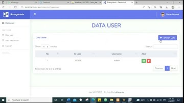 Aplikasi Website Buku Kas PHP MySql Part 1