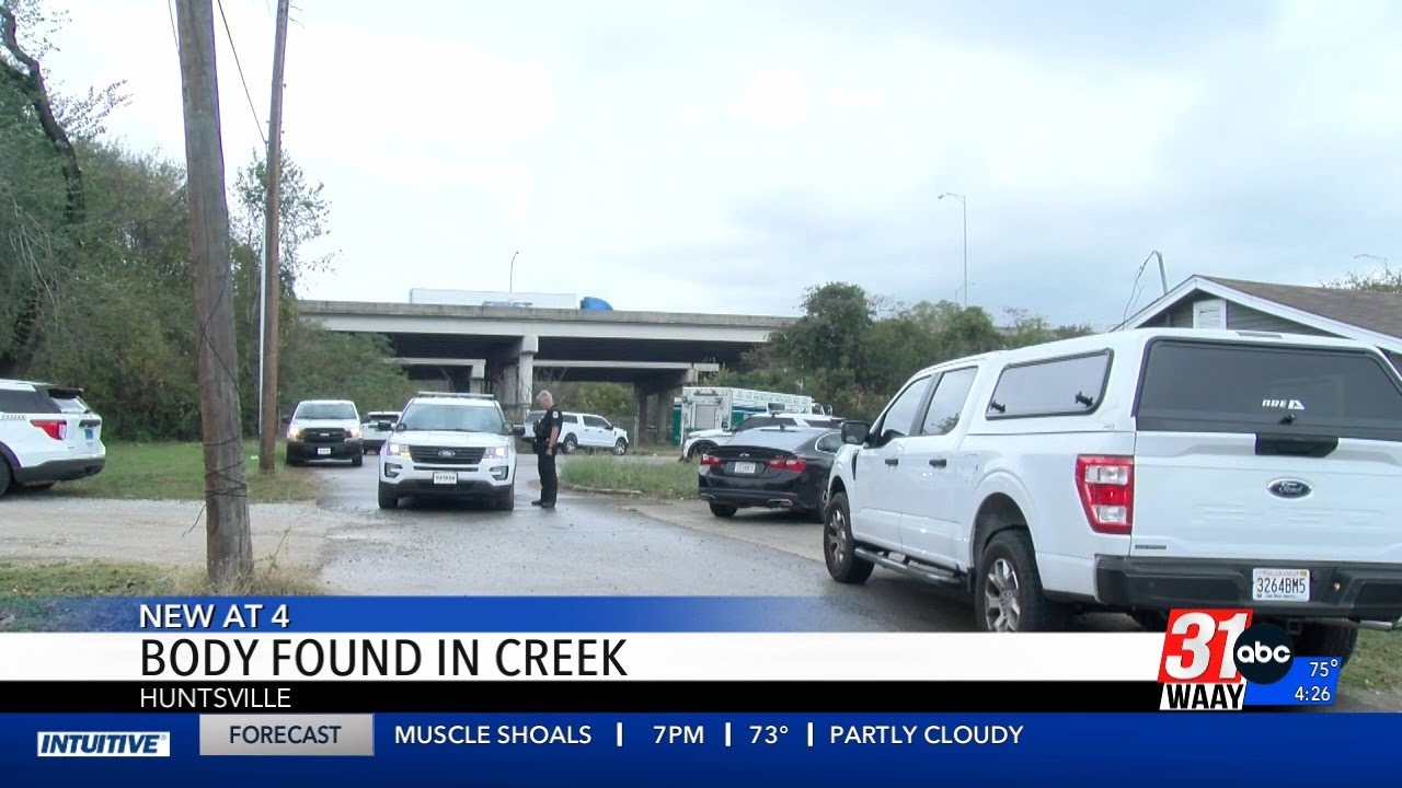 Investigation underway after body found in creek - YouTube