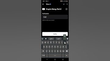 Crypto slang part 2 blum verification code