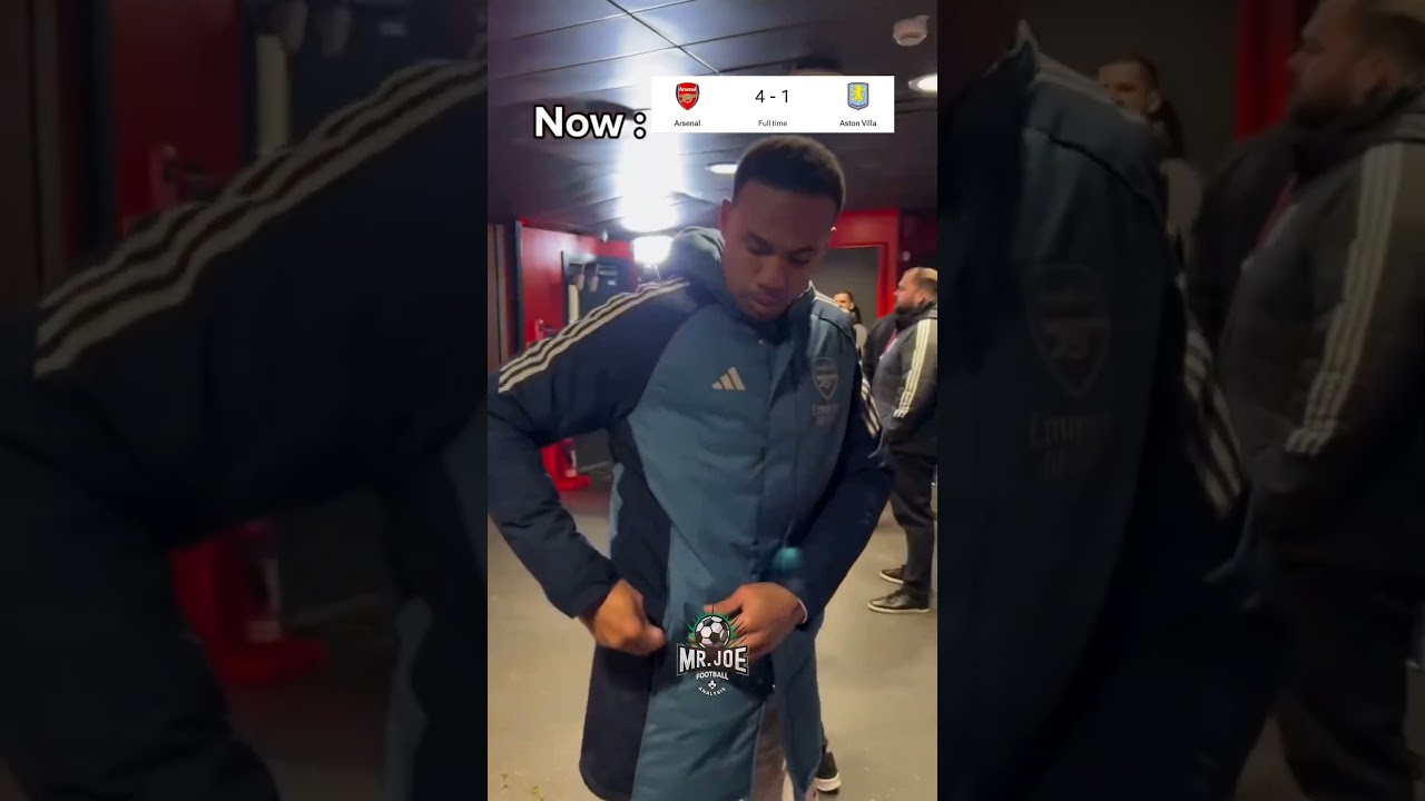 Gabriel Magalhaes mocking Onana's 3 points celebration. football is just too good