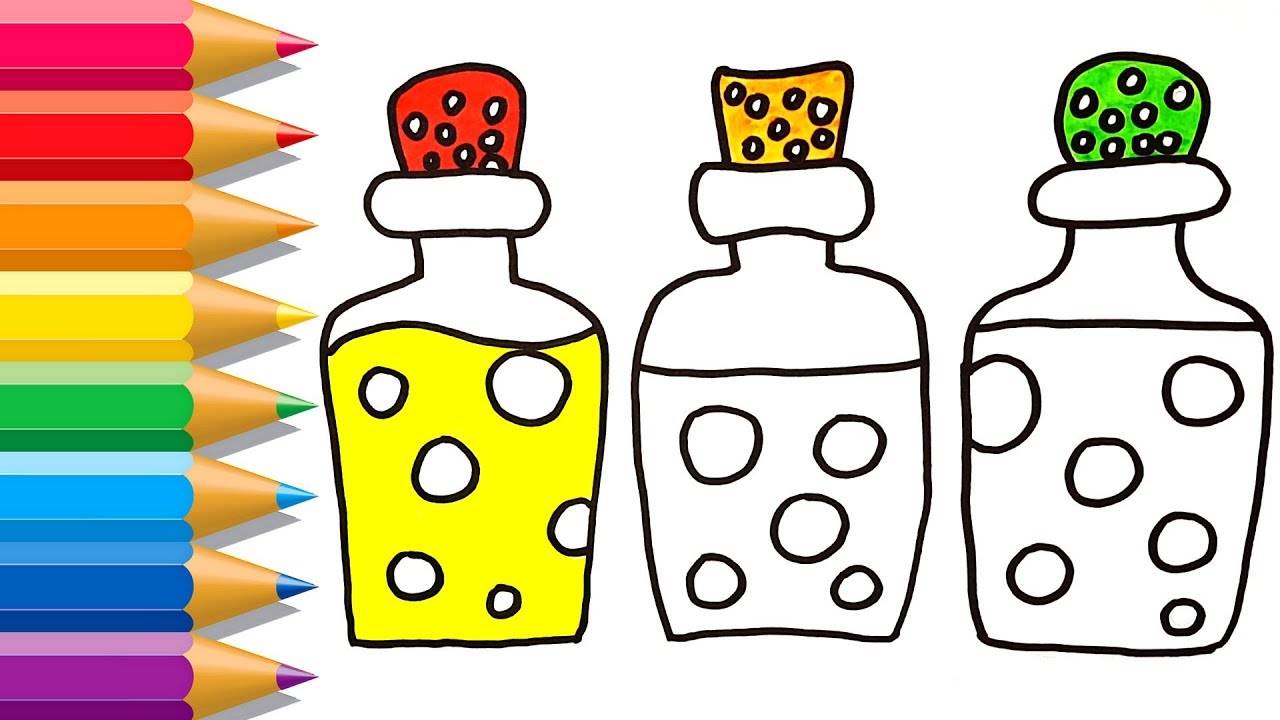 Download How to Draw Magic Potion | Colors Magic Potion Coloring ...