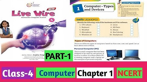 Class-4 Computer (Chapter-1 Computer-Types and Devices)NEW Live Wire Book #shortvideo#ncert#computer