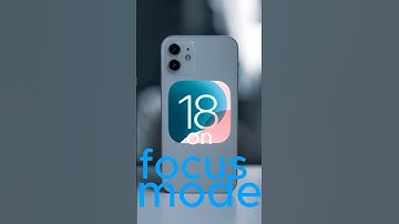 How to Set Up Focus Mode on iPhone (iOS 18)  #tech