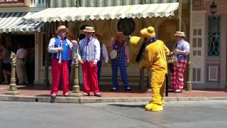 Pluto Dancing at Disneyland