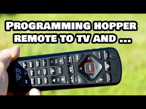 Program Your Dish Network Hopper Universal Remote to TV and Idea for Free 2nd TV!