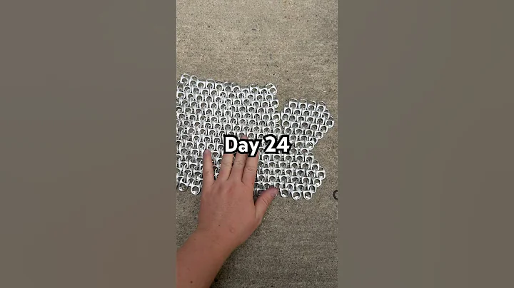 Day 24 of adding soda tabs until I have a full chain mail armor suit