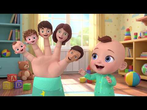 Finger Family Song for Kids with Fun Colors and Happy Learning Adventure | Mili kids TV