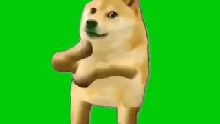 Doge Dancing Green Screen