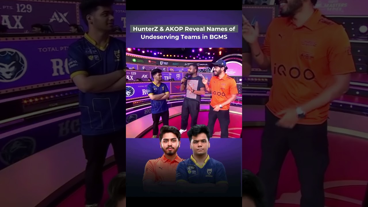 HunterZ & AKOP Name ‘Undeserving’ Teams in BGMS!