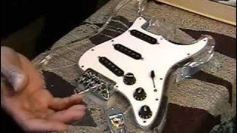 Guitar Fix Easy Fender Stratocaster Or Strat Copy Upgrade Loaded Pickguard @EricBlackmonGuitar
