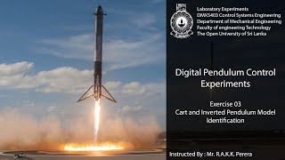 Digital Pendulum Control Experiment (Exercise 3.2 - Cart and Inverted Pendulum Model Identification)