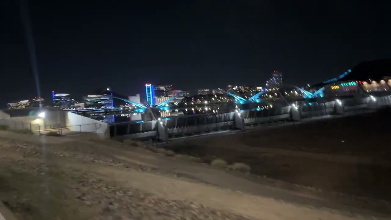 View from the Tempe, AZ town lake bike path
