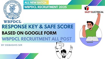 Safe Score from Google form All Department I WBPDCL Recruitment 2025