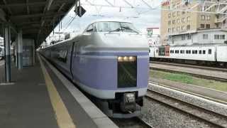 サービスMHと優しい車掌さん E351系スーパーあずさ18号 松本駅発車