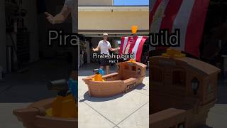 Can I turn a kid's pirate ship bed into a  real boat Part 1 ☠️🚤 #diy