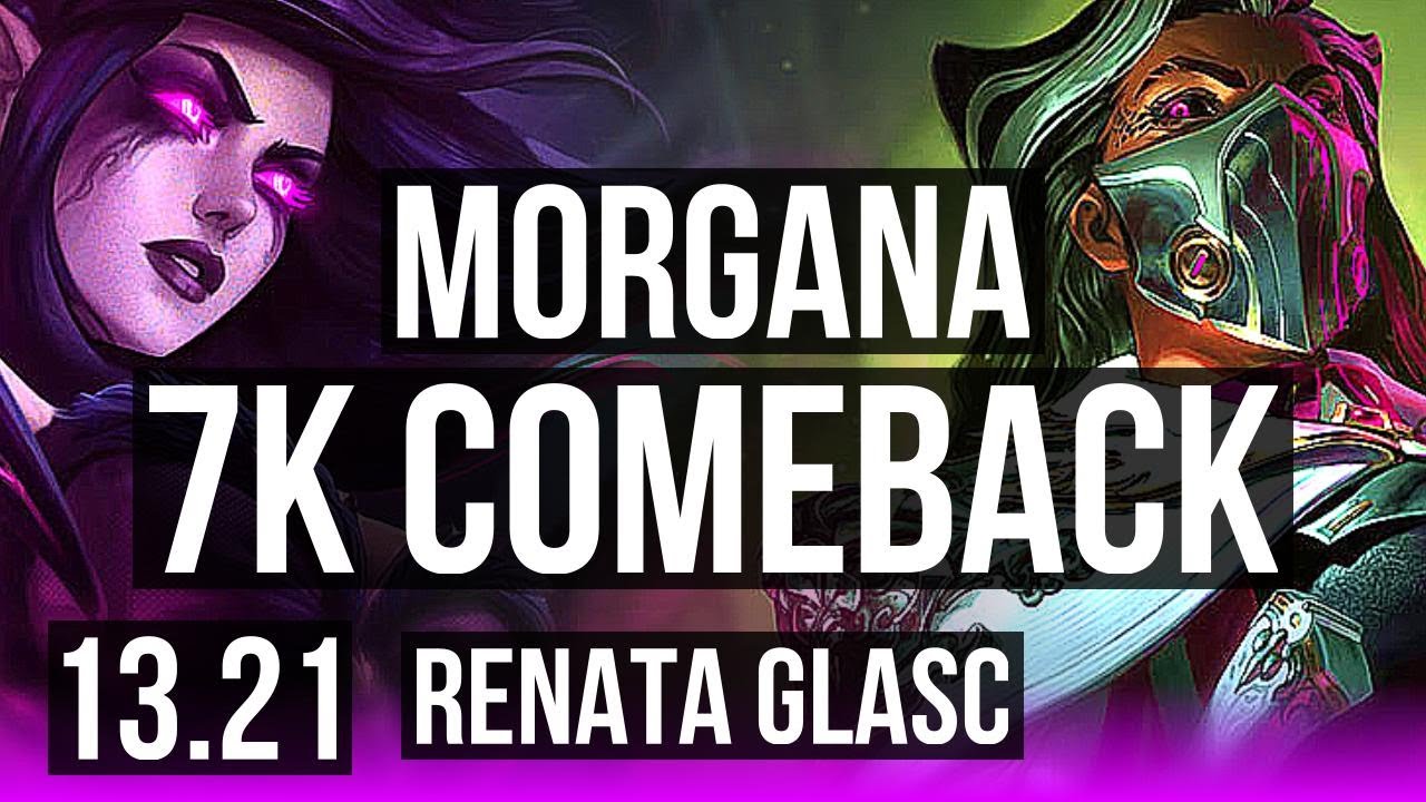 MORG & Vayne vs RENATA GLASC & Ez (SUP) | Comeback, Rank 5 Morg | BR Master | 13.21