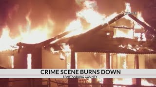 Spartanburg Co. property where 2 women buried burns in fire