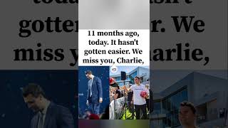 Tributes mark milestone since Charlie Kirk's passing. #shorts #fyp