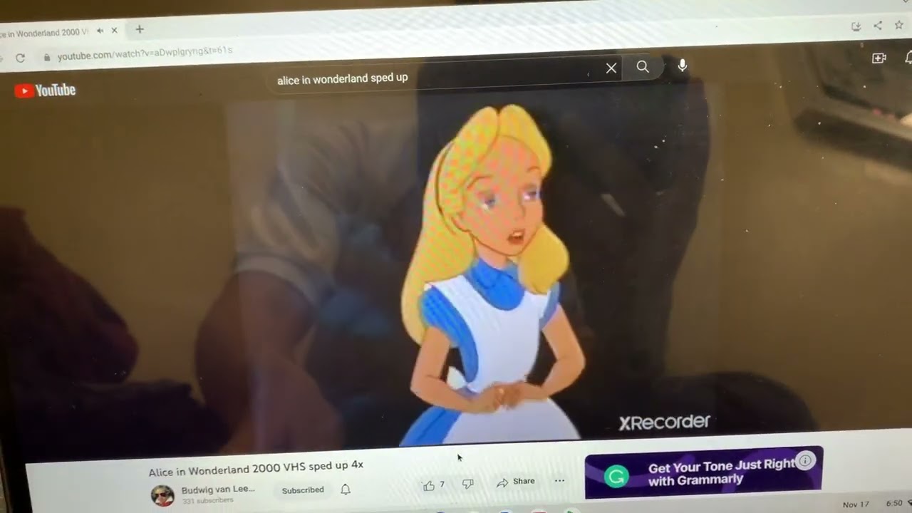 Alice in Wonderland (1951) sped up