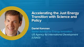 Accelerating the Just Energy Transition with Science and Policy