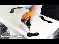 Resurface countertops to look like faux marble using epoxy resin  a diy project you can do at home