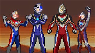 MUGEN - Ultraman Gaia & Agul Epic Moment Ultraman